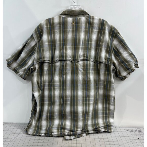 Carhartt Relaxed Fit Plaid Short Sleeve Button Down Shirt Men’s Sz. L Relaxed - Picture 3 of 9